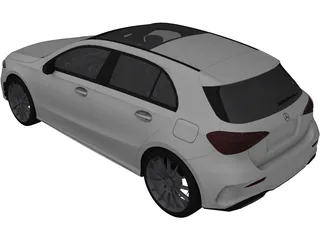 Mercedes-Benz A-Class (2020) 3D Model preview