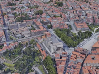 Porto City, Portugal (2019) 3D Model preview