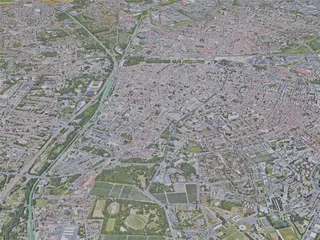 Reims City, France (2019) 3D Model preview