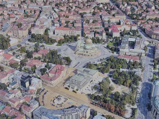 Sofia City, Bulgaria (2019) 3D Model preview