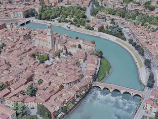 Verona City, Italy (2019) 3D Model preview