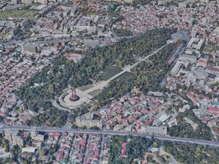 Bucharest City, Romania (2020) 3D Model preview