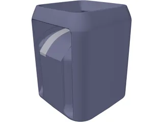 Gas Bottle 3D Model preview