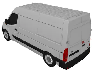 Renault Master (2017) 3D Model preview