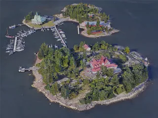 Helsinki City, Finland (2019) 3D Model preview