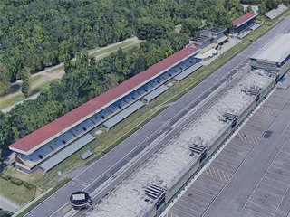 Monza Race Track (2019) 3D Model preview