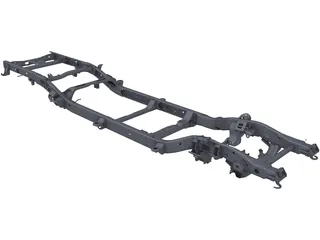 Chevrolet Silverado Frame (2005) 3D Model preview
