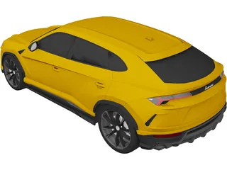 Lamborghini Urus (2019) 3D Model preview