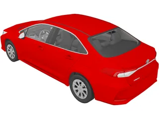 Toyota Corolla (2019) 3D Model preview