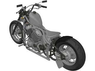 Yamaha Bobber 3D Model preview
