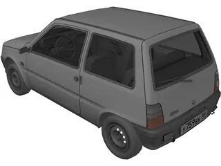 VAZ 1111 Oka 3D Model preview
