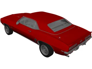 Chevrolet Camaro Z28 Cabrio (1969) 3D Model preview
