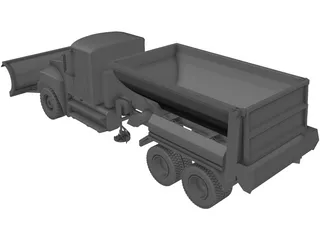 Snow Plow 3D Model preview