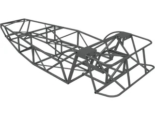 Lotus 7 Chassis 3D Model preview