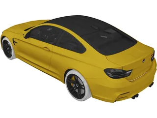 BMW M4 3D Model preview