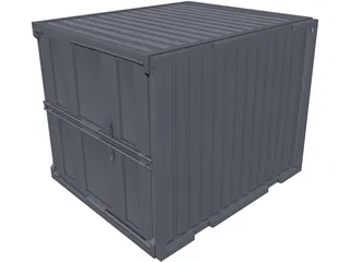 Container 10ft 3D Model preview