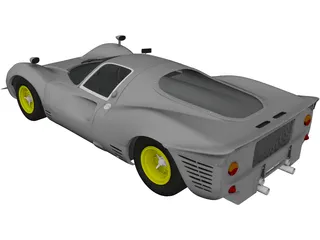 Ferrari 330 P4 (1967) 3D Model preview