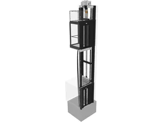 Elevator 3D Model preview