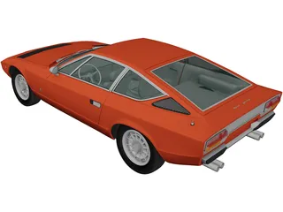Maserati Khamsin AM120 (1977) 3D Model preview