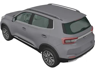 Chery Tiggo 4 (2019) 3D Model preview