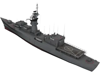 USS Knox 3D Model preview