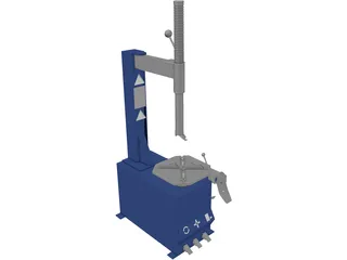 Tire Changer 3D Model preview
