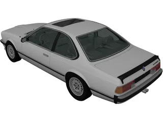 BMW 6-series 635CSi E24 (1978) 3D Model preview