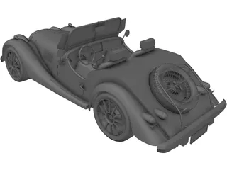 Morgan Roadster 3D Model preview