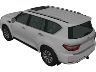 Nissan Patrol Ti L (2020) 3D Model preview