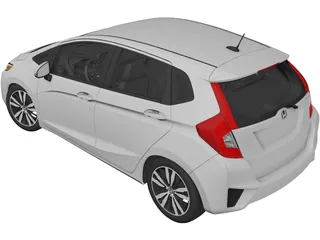 Honda Fit [Jazz] (2017) 3D Model preview
