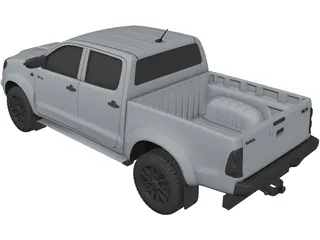 Toyota Hilux (2012) 3D Model preview