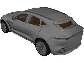 Aston Martin DBX (2020) 3D Model preview