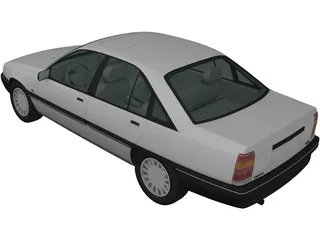 Opel Omega (1987) 3D Model preview
