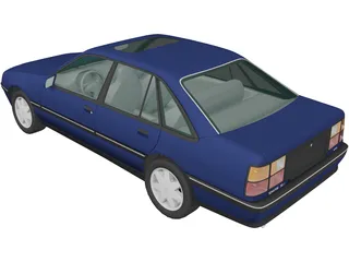 Opel Senator (1987) 3D Model preview
