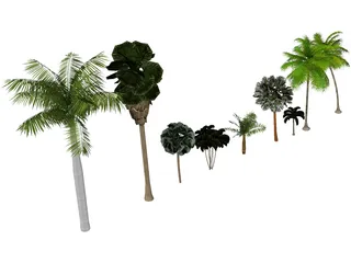 Tree Collection 3D Model preview