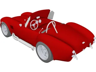 Shelby AC Cobra 3D Model preview