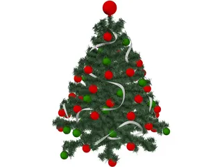 Christmas Tree 3D Model preview