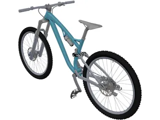 Trail Bike 3D Model preview