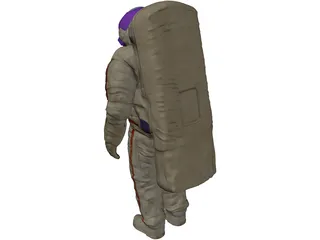 Astronaut Suit 3D Model preview