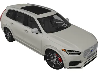 Volvo XC90 (2015) 3D Model preview