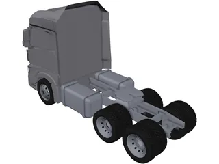 Mercedes-Benz Actros 3D Model preview