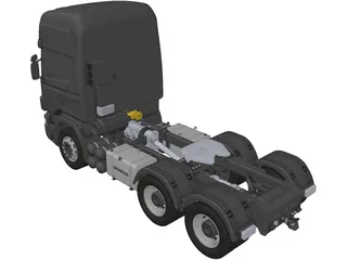 Scania 6x4 3D Model preview