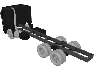Mercedes-Benz Actros 3341 3D Model preview