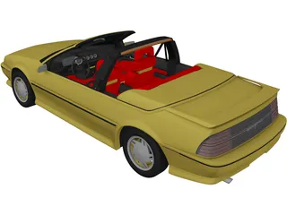 Chevrolet Beretta (1990) 3D Model preview