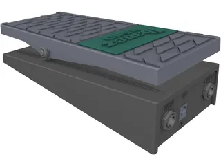 Ibanez WH10 Wah-Wah 3D Model preview