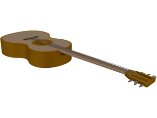 Guitar 3D Model preview