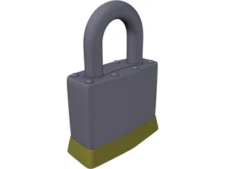 MasterLock 3D Model preview