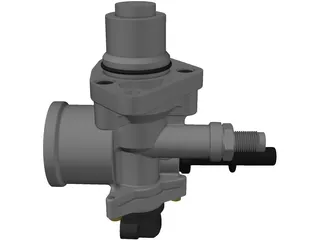 High pressure car fuel pump 3D Model preview