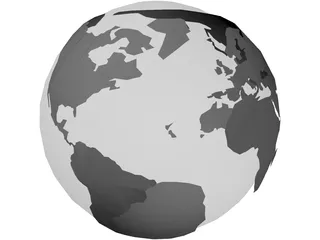 Earth 3D Model preview