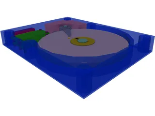 HDD 3.5 Inch 3D Model preview
